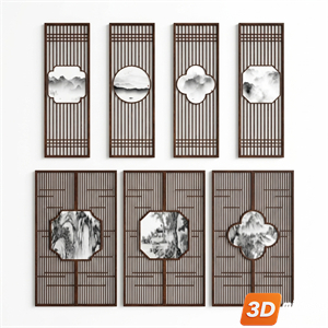 Folding screen Skp Files 